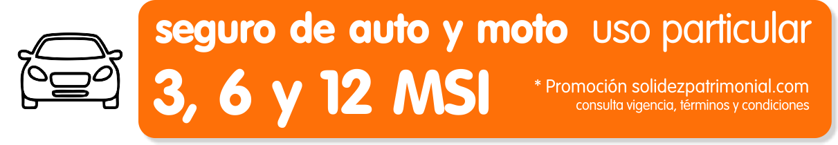 Seguro de Autos a meses sin intereses